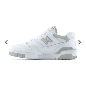 New Balance White and Gray Athletic Shoes